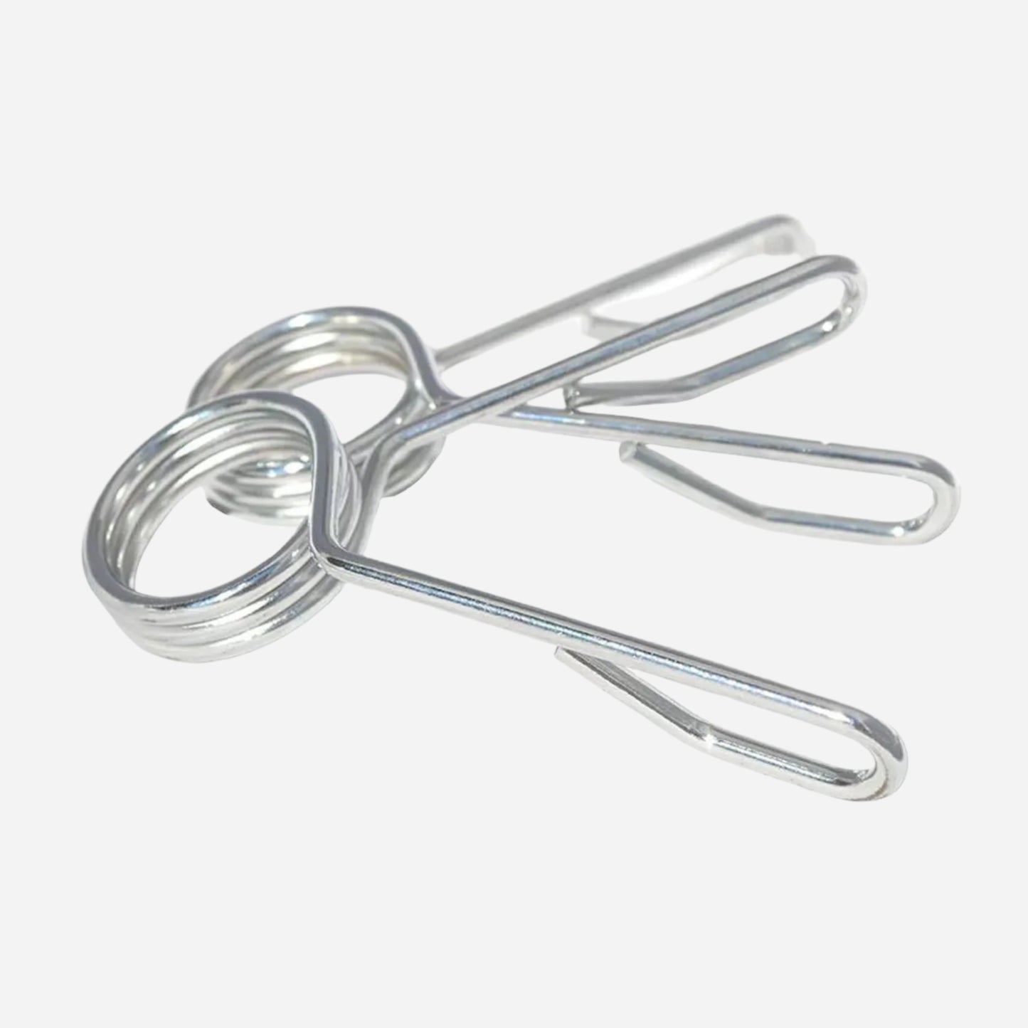 Chrome Barbell Spring Clips – 2" Olympic Collars (Pair) for 50mm Bars | Heavy-Duty, Secure Hold for Weightlifting, Power Training & Gym Workouts