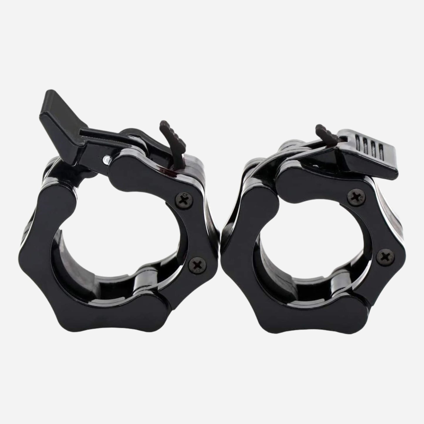 Quick-Lock Barbell Collars – 2" Olympic Clips (Pair) for Secure Weightlifting | Heavy-Duty Fast Release Clamps for CrossFit, Powerlifting & Gym Training