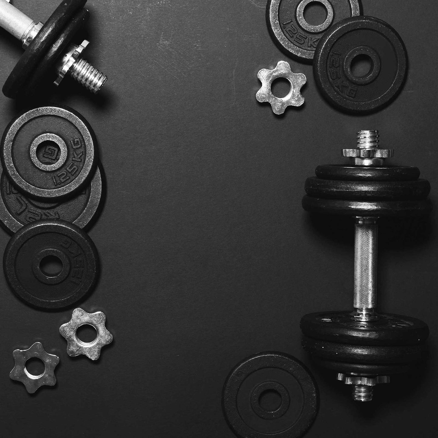Premium 65kg Iron Weightlifting Kit | Convertible Dumbbell & Barbell Set with Anti-Slip Handles | Space-Saving Strength Gear for Full-Body Workouts at Home for Men and Women