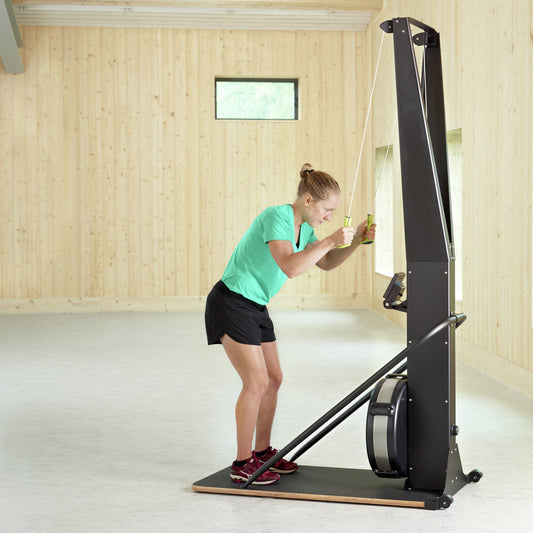 Indoor Ski Training Machine – Full-Body Cardio & Power Workout Equipment with LED Monitor | High-Performance Cross-Country Ski Simulator for Home Gym & Endurance Conditioning