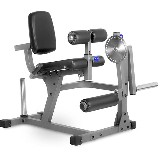 Adjustable Home Gym Leg Machine – Seated Curl & Extension Station for Quads and Hamstrings | Heavy-Duty Build with Optional Weights
