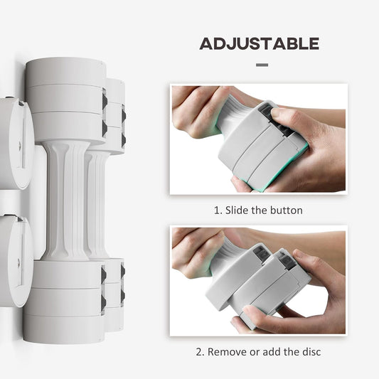 Compact 3-in-1 Dumbbell Set for Home Workouts | Dual 2.5kg & 10kg Options | Versatile Hand Weights for Men and Women | Adjustable Strength Training Gear for Small Spaces