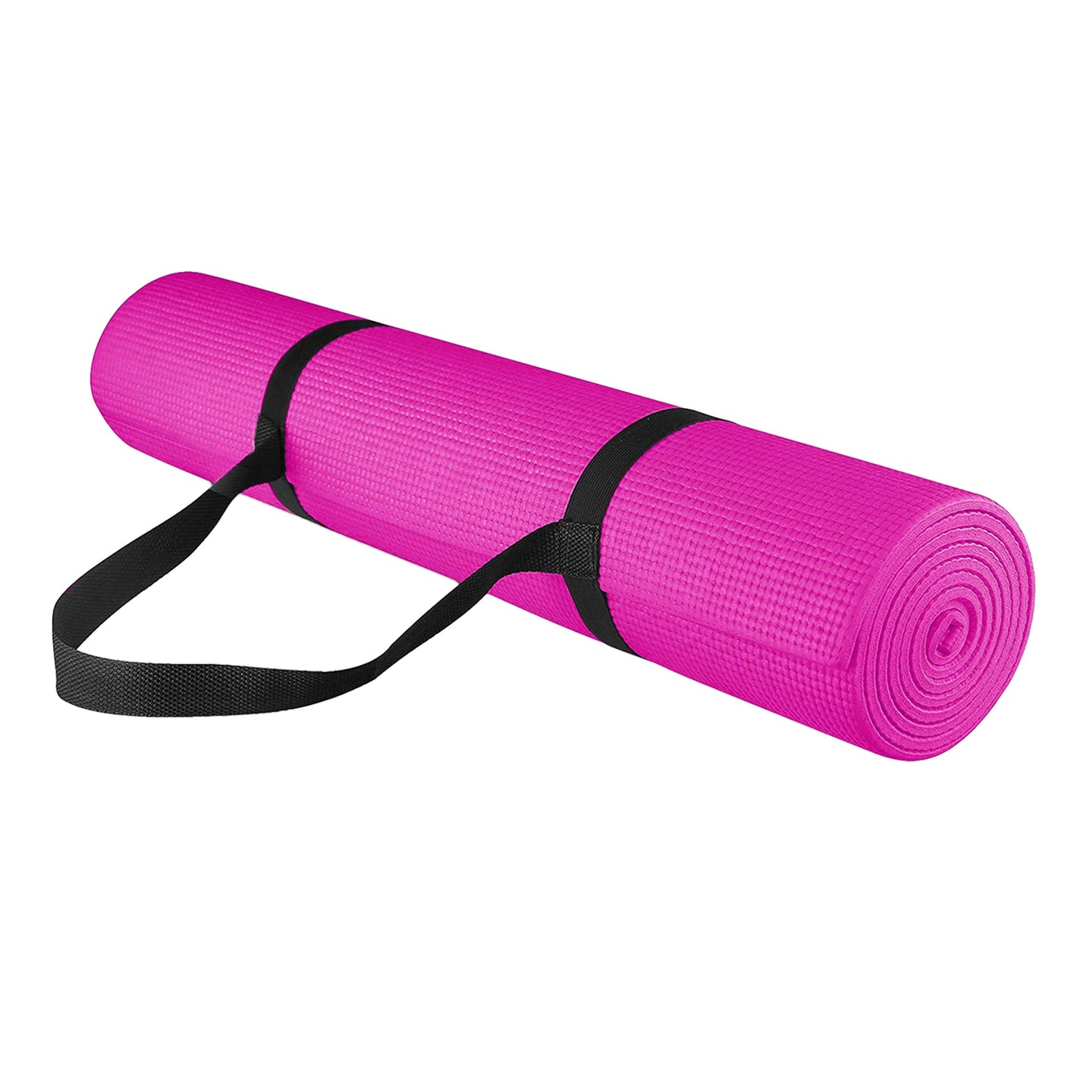 Premium 15mm NBR Foam Fitness Mat – Extra Thick, Non-Slip Yoga Mat for Pilates, HIIT, Gym & Home Workouts | Eco-Friendly + Carry Strap