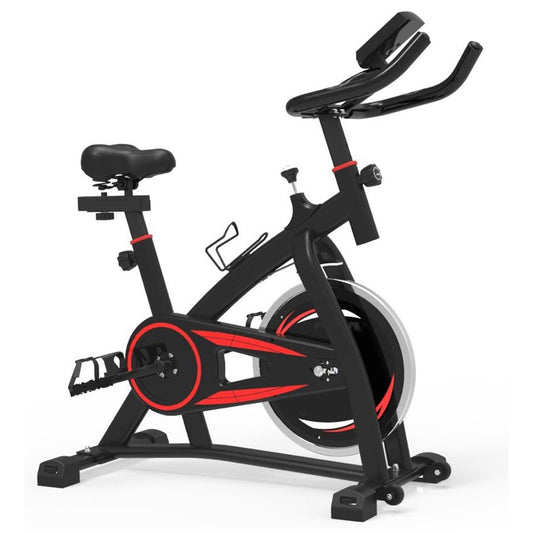 Ride Into Fitness | Silent Indoor Spin Bike with LCD Screen & Smart Device Holder – Smooth Stationary Cycle for Intense Home Cardio and Endurance Workouts