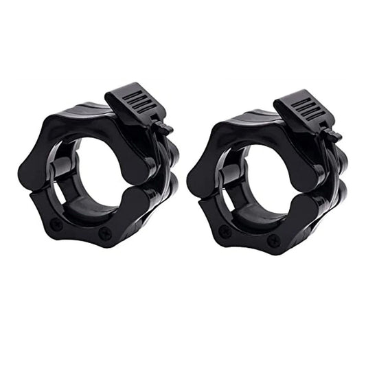 Quick-Lock Barbell Collars – 2" Olympic Clips (Pair) for Secure Weightlifting | Heavy-Duty Fast Release Clamps for CrossFit, Powerlifting & Gym Training