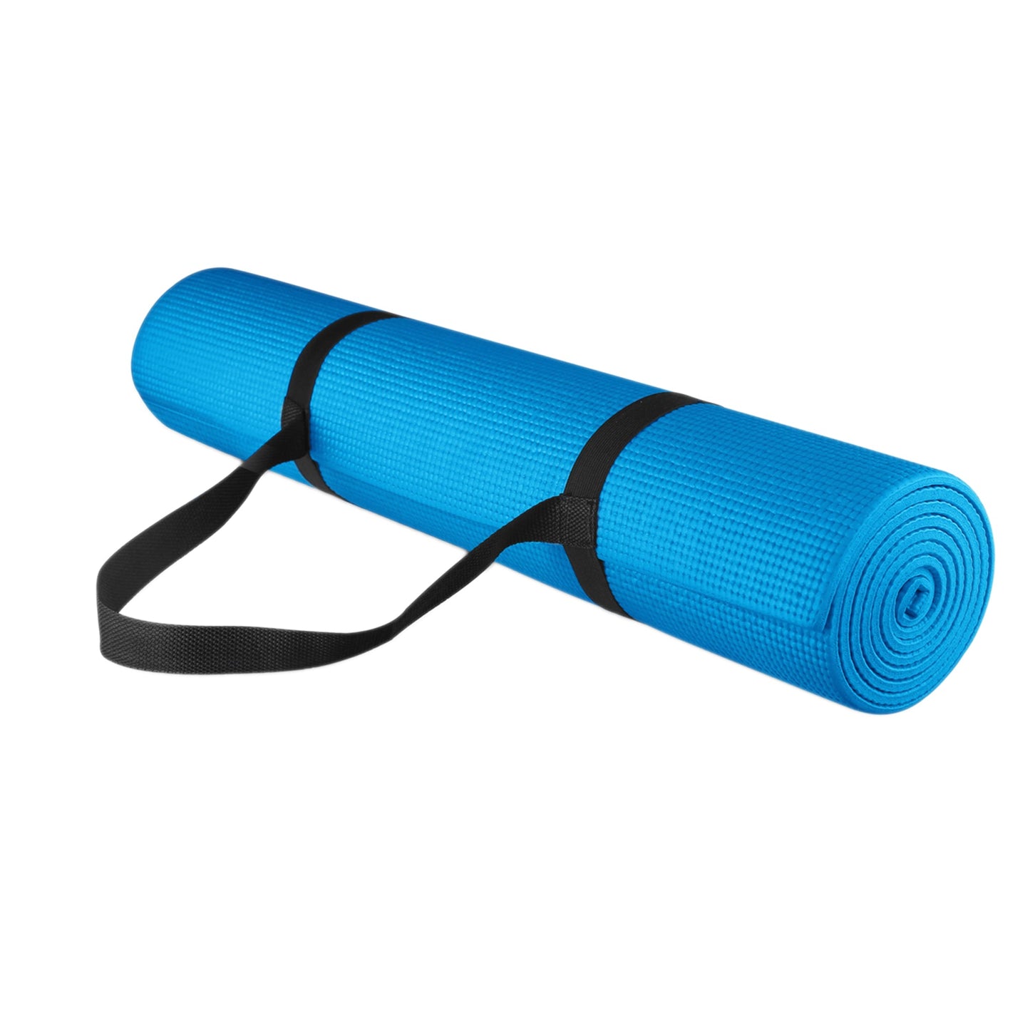 Premium 15mm NBR Foam Fitness Mat – Extra Thick, Non-Slip Yoga Mat for Pilates, HIIT, Gym & Home Workouts | Eco-Friendly + Carry Strap