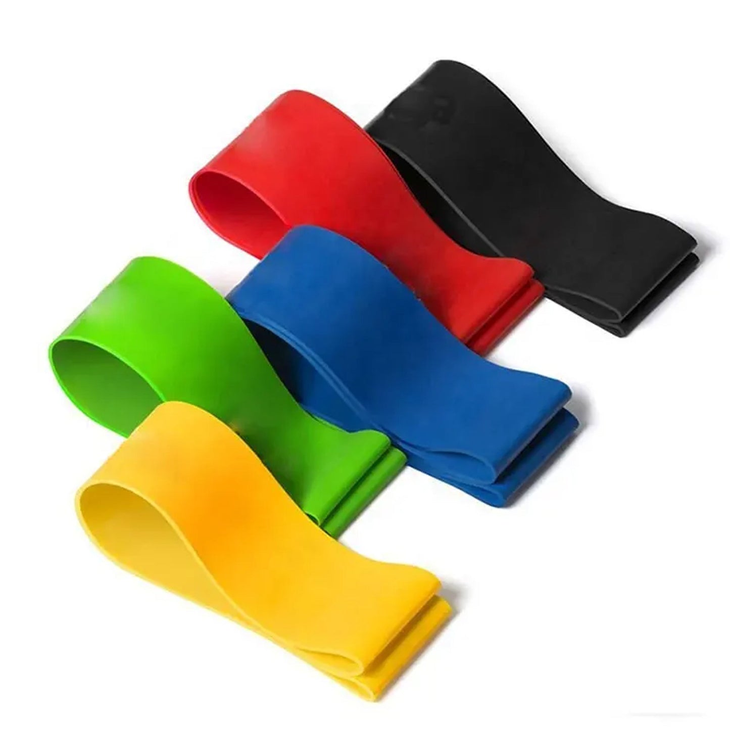5-Pack Light Resistance Loop Bands – Versatile Fitness Bands Set for Men & Women | Great for Strength, Pilates, Yoga & Home Training