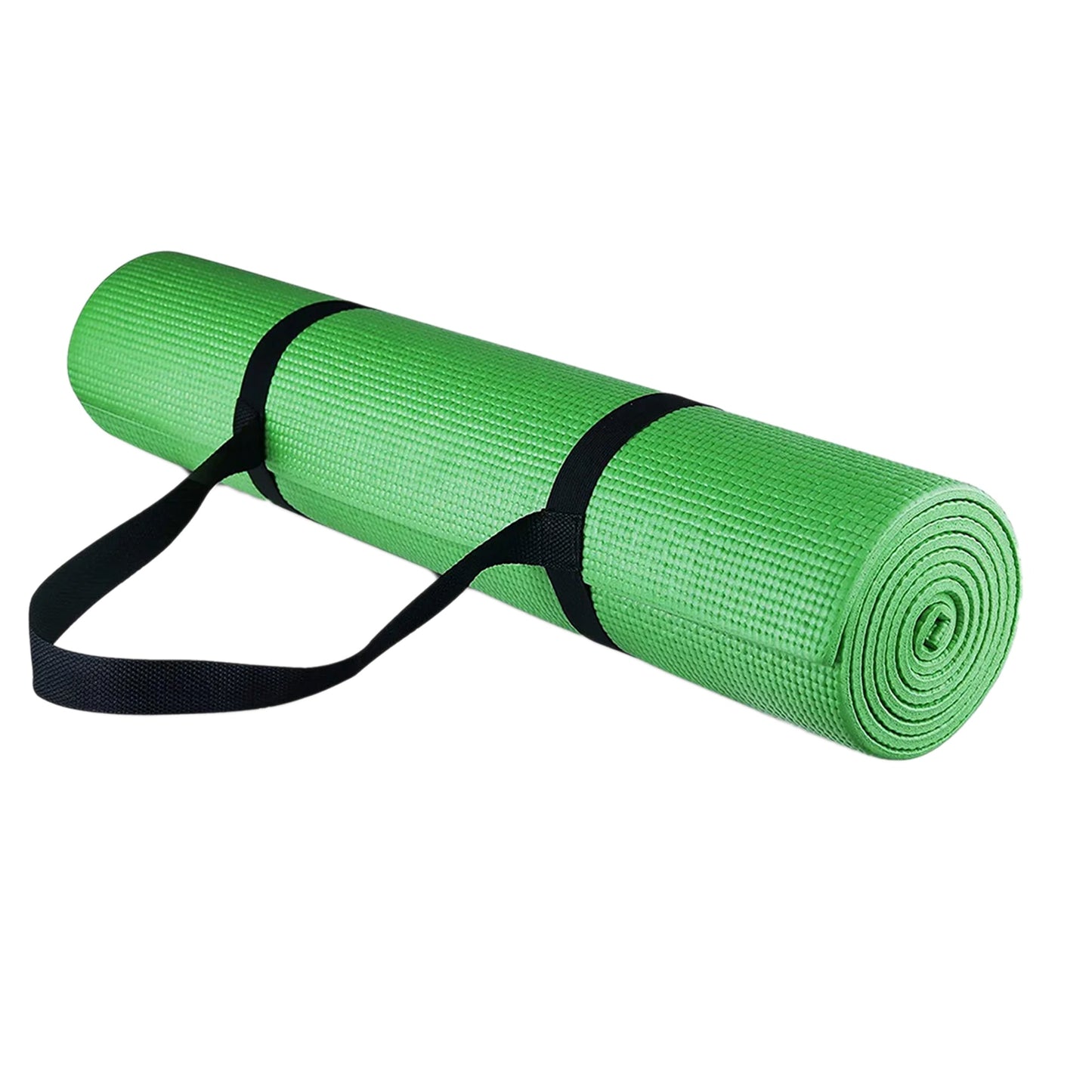 Premium 15mm NBR Foam Fitness Mat – Extra Thick, Non-Slip Yoga Mat for Pilates, HIIT, Gym & Home Workouts | Eco-Friendly + Carry Strap
