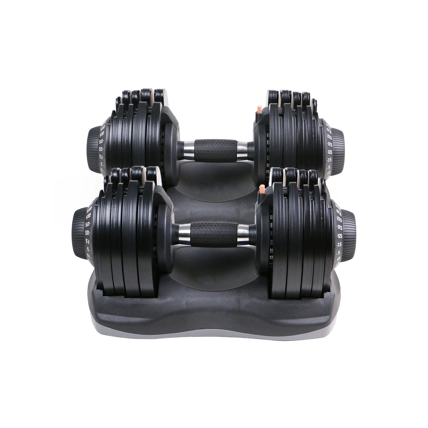 Refine Your Fitness with Adjustable Dumbbells 5–32.5 kg – Sleek Neoprene Finish, 12-in-1 Weight Set for Quiet, Space-Saving Home Gym Sessions