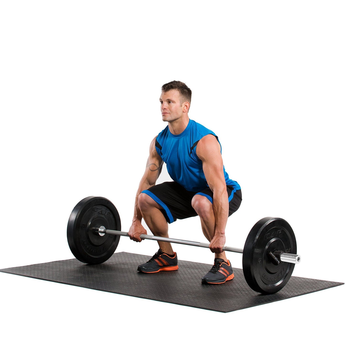 Heavy-Duty Power Bar – Olympic 2" Weightlifting Barbell (4ft to 7ft) with Spring Collars | Ideal for Squats, Deadlifts, Bench Press & Full-Body Training