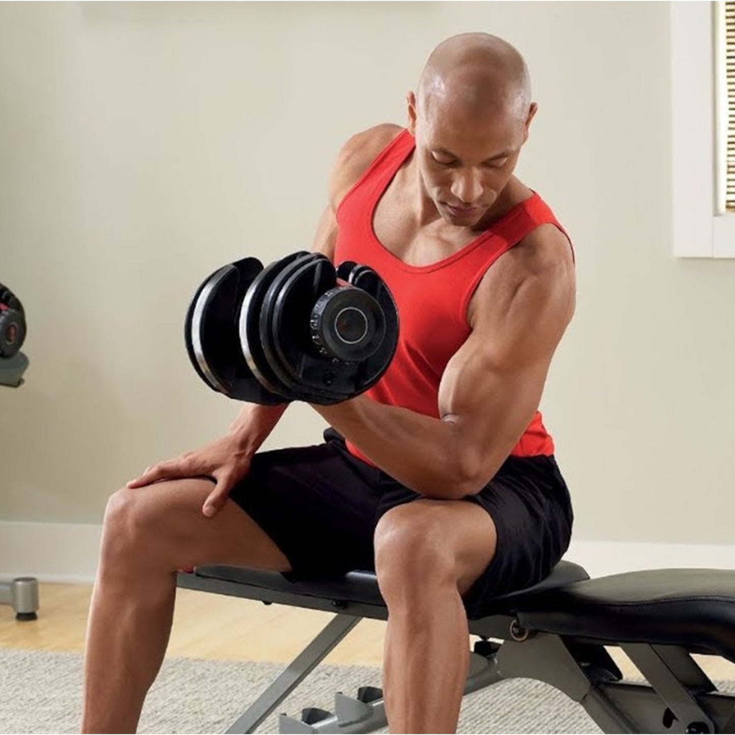 Transform Your Workouts with 24kg Adjustable Dumbbell | 15-in-1 Rapid Weight Selector | Compact All-in-One Set | Optional Training Bench & Stand for Men & Women Fitness