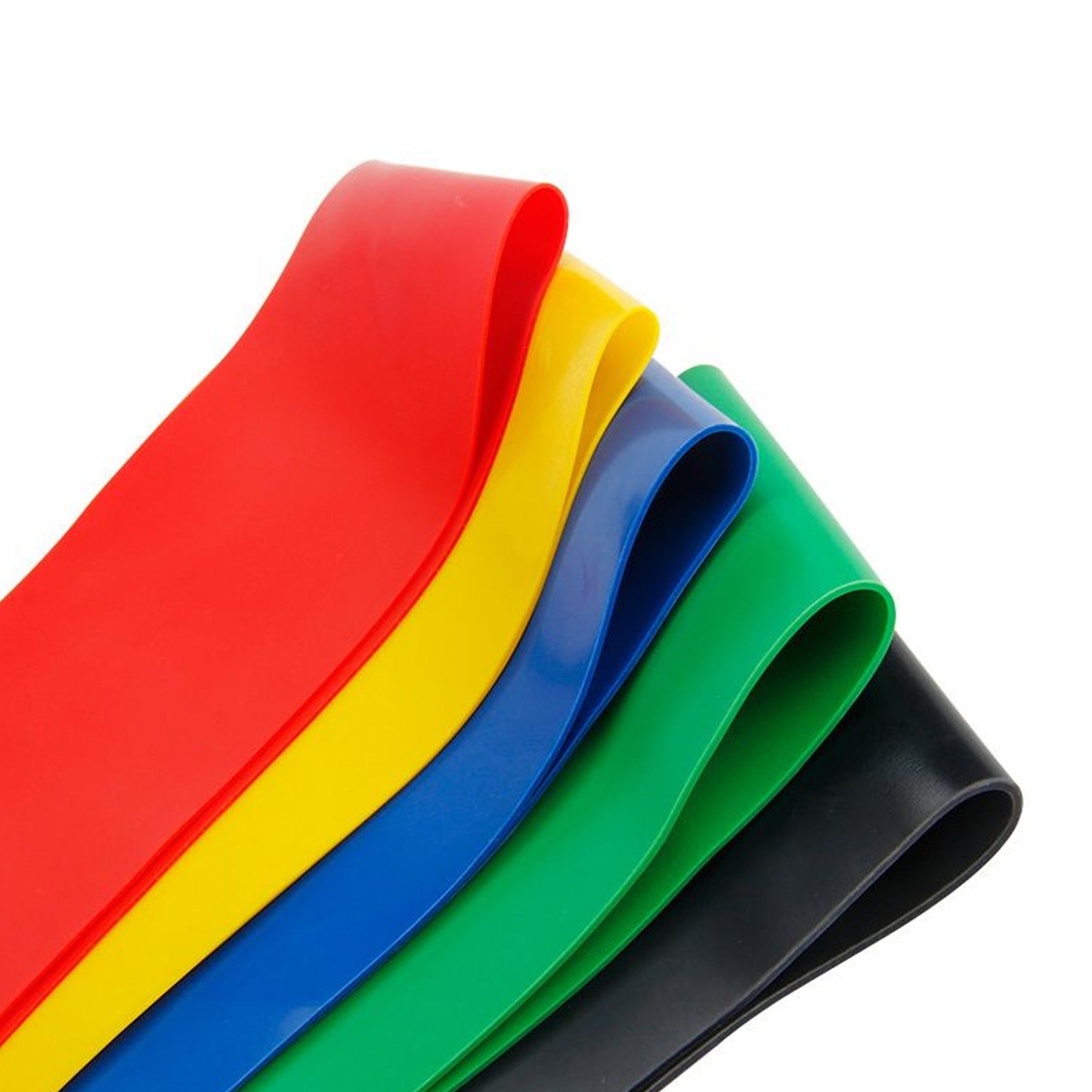 5-Pack Light Resistance Loop Bands – Versatile Fitness Bands Set for Men & Women | Great for Strength, Pilates, Yoga & Home Training