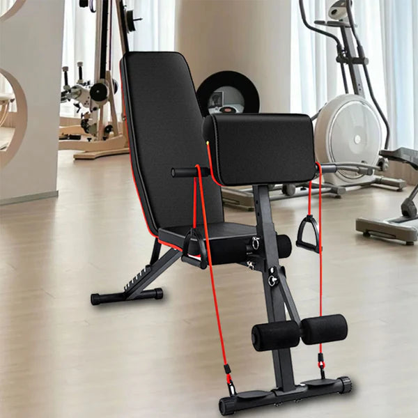 Transform Your Training with a Foldable 7-Position Weight Bench | Incline, Decline & Flat Modes | 320KG Max Load | Space-Saving with Auto-Lock System