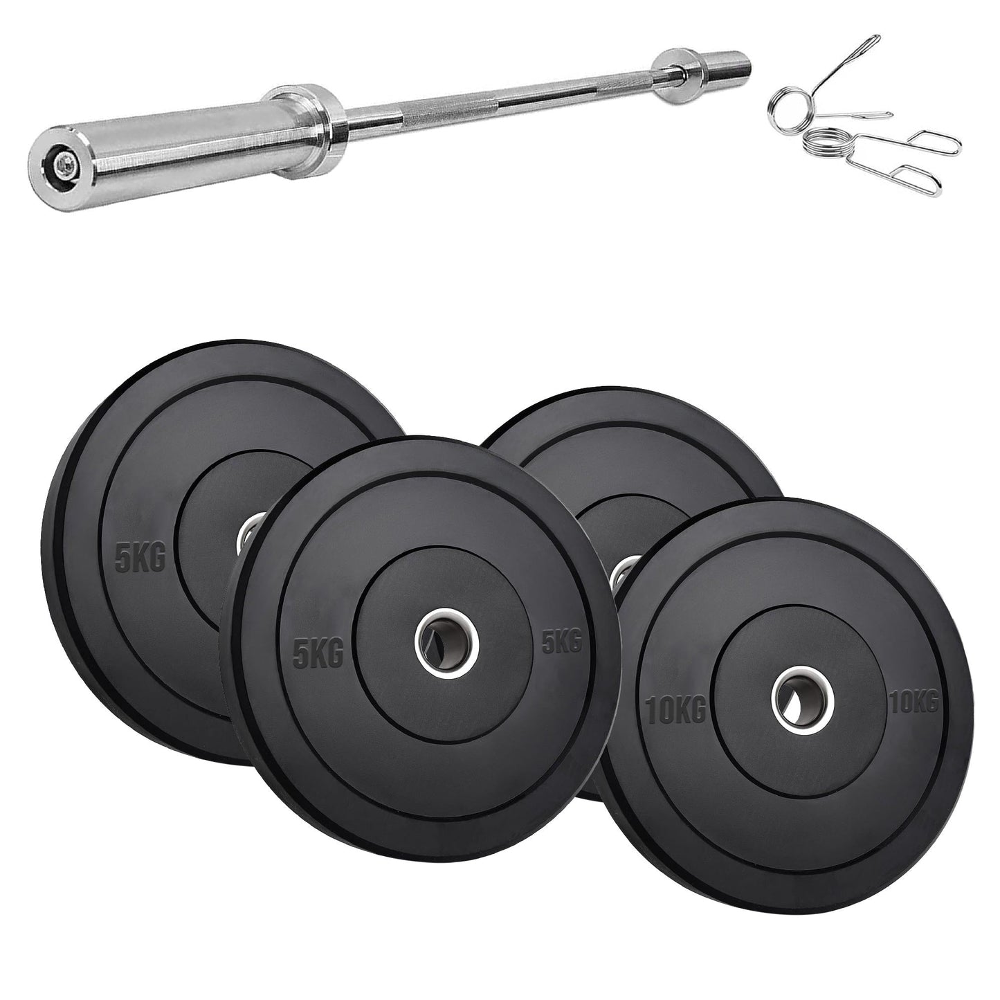 Pro-Grade Olympic Bumper Plates | Resilient Rubber Weight Discs for Barbell Training | Available in Singles, Pairs & Sets | Built for Power, Performance & Durability