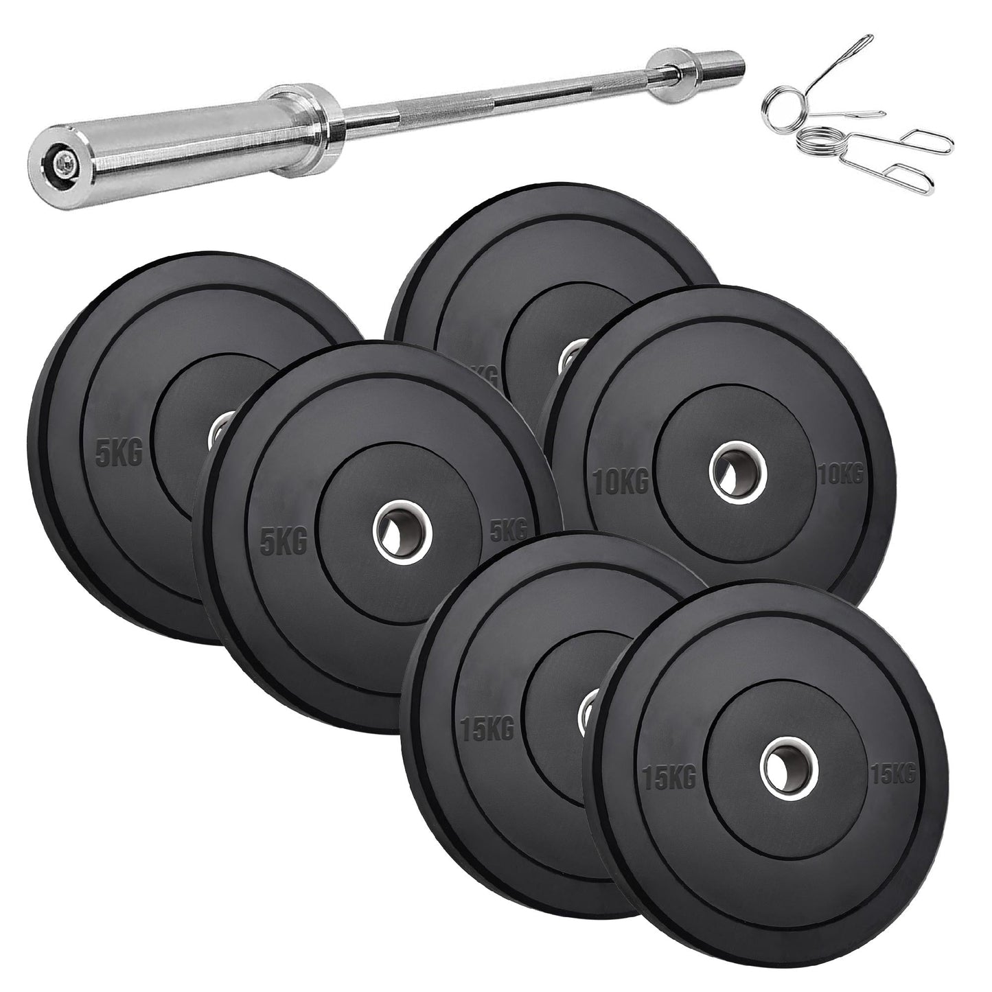 Pro-Grade Olympic Bumper Plates | Resilient Rubber Weight Discs for Barbell Training | Available in Singles, Pairs & Sets | Built for Power, Performance & Durability