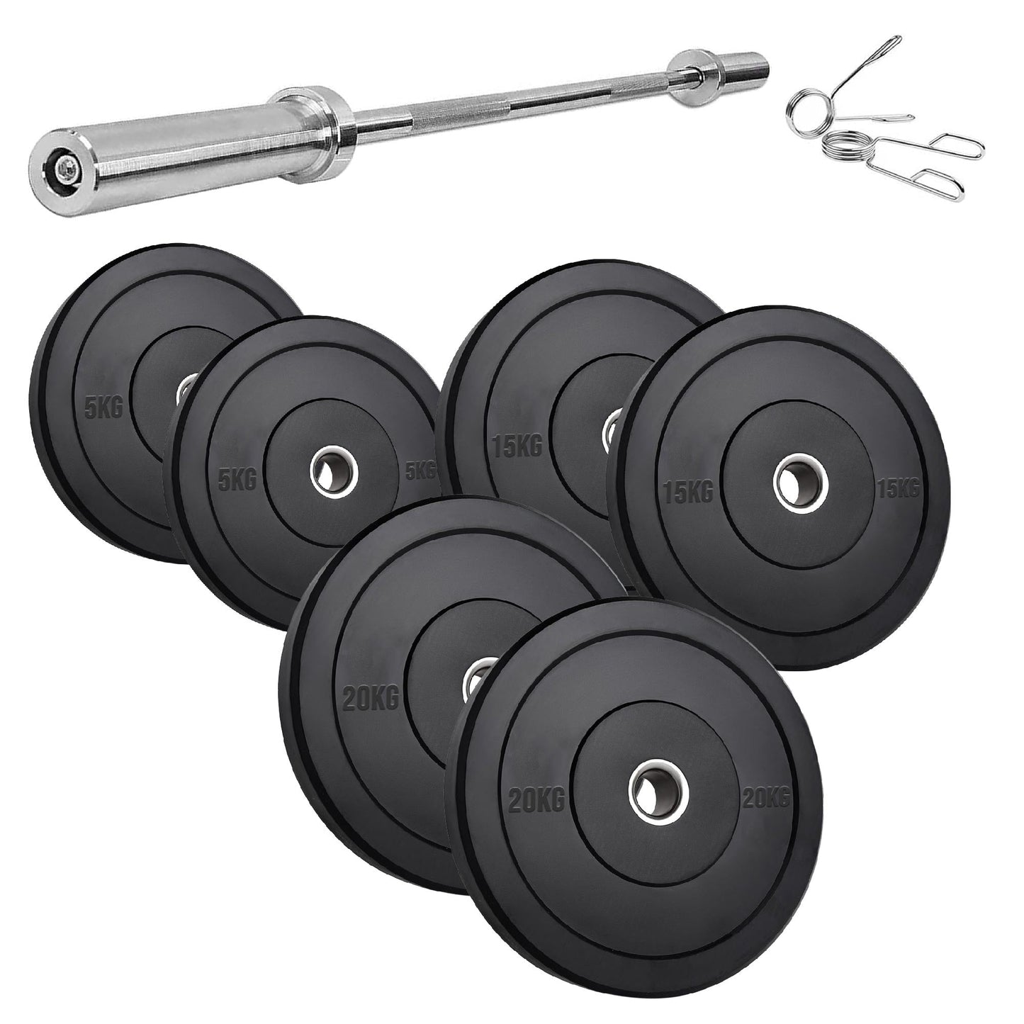 Pro-Grade Olympic Bumper Plates | Resilient Rubber Weight Discs for Barbell Training | Available in Singles, Pairs & Sets | Built for Power, Performance & Durability