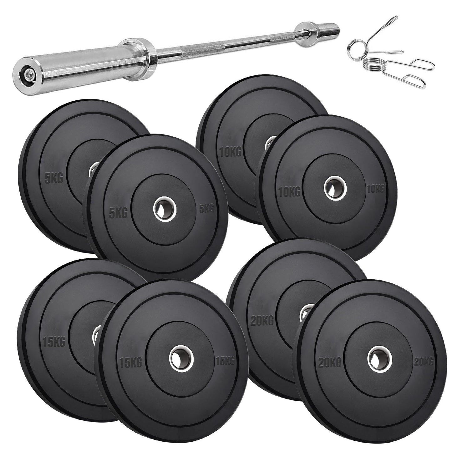 Pro-Grade Olympic Bumper Plates | Resilient Rubber Weight Discs for Barbell Training | Available in Singles, Pairs & Sets | Built for Power, Performance & Durability