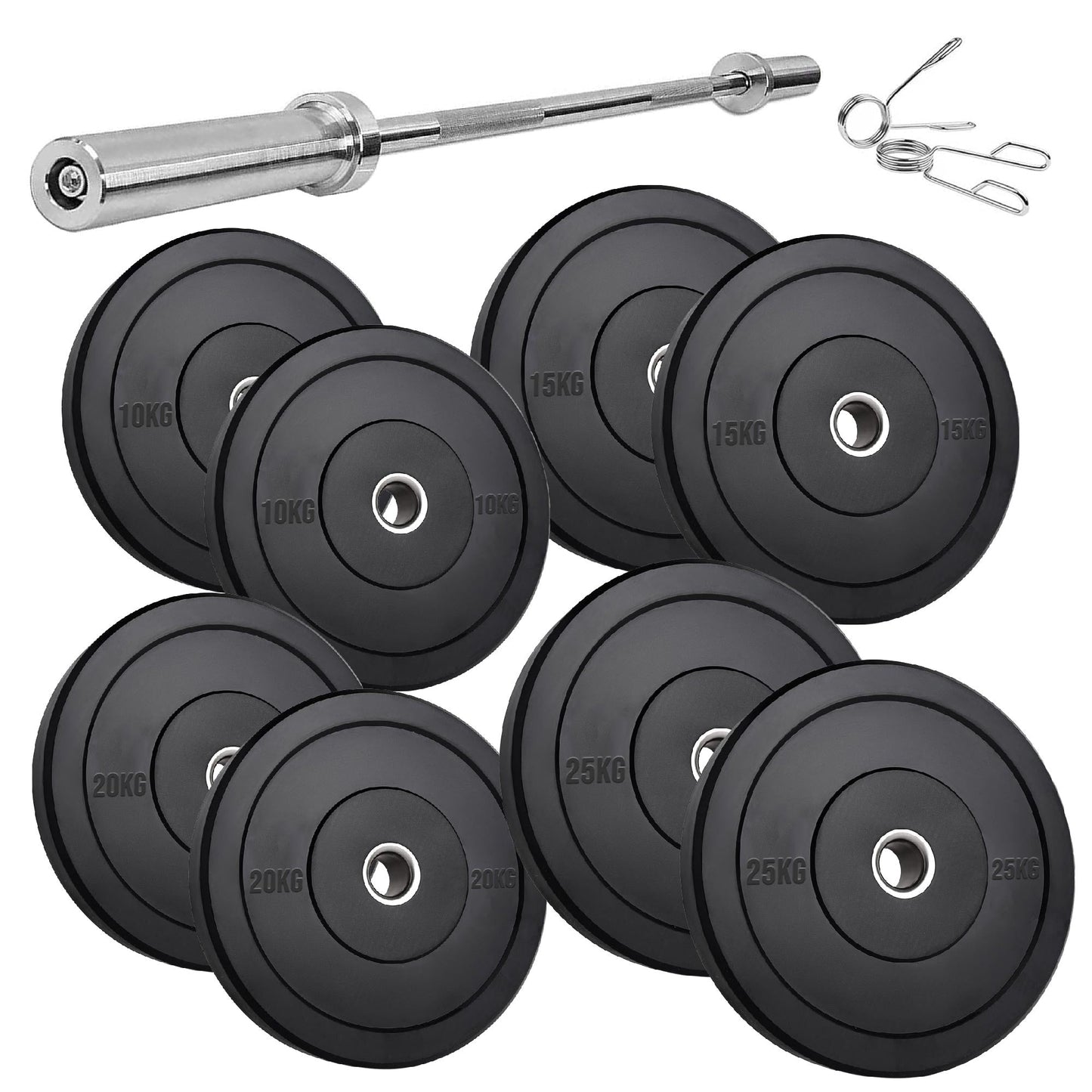 Pro-Grade Olympic Bumper Plates | Resilient Rubber Weight Discs for Barbell Training | Available in Singles, Pairs & Sets | Built for Power, Performance & Durability