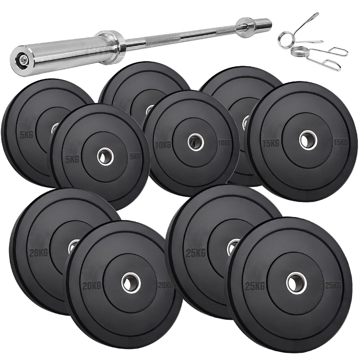 Pro-Grade Olympic Bumper Plates | Resilient Rubber Weight Discs for Barbell Training | Available in Singles, Pairs & Sets | Built for Power, Performance & Durability