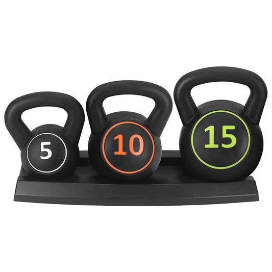 Elevate Full-Body Workouts with This 3-Piece Kettlebell Kit – Durable, Versatile, and Ideal for Strength, Conditioning, and Functional Home Training