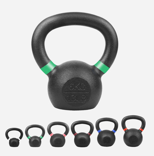 Heavy-Duty Cast Iron Kettlebell Set | All-in-One Strength Training Tool for Power, Endurance & Mobility | Rugged, Long-Lasting Design for Full-Body Home & Gym Workouts