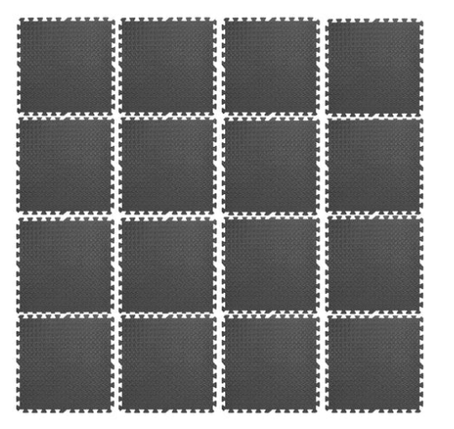 Transform Your Workout Space with Interlocking EVA Foam Mats | 10mm Thick Non-Slip Puzzle Tiles for Home & Gym | Durable Black Flooring for Exercise & Protection