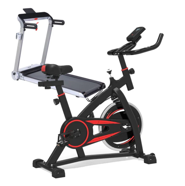 Ride Into Fitness | Silent Indoor Spin Bike with LCD Screen & Smart Device Holder – Smooth Stationary Cycle for Intense Home Cardio and Endurance Workouts