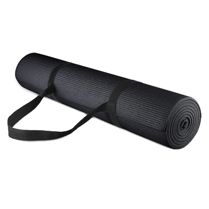 Premium 15mm NBR Foam Fitness Mat – Extra Thick, Non-Slip Yoga Mat for Pilates, HIIT, Gym & Home Workouts | Eco-Friendly + Carry Strap