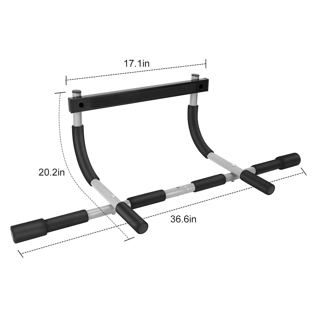 Maximize Upper Body Strength with This Door Pull-Up Bar – Heavy-Duty Design, Easy Setup, and Ideal for Home Fitness & Strength Training