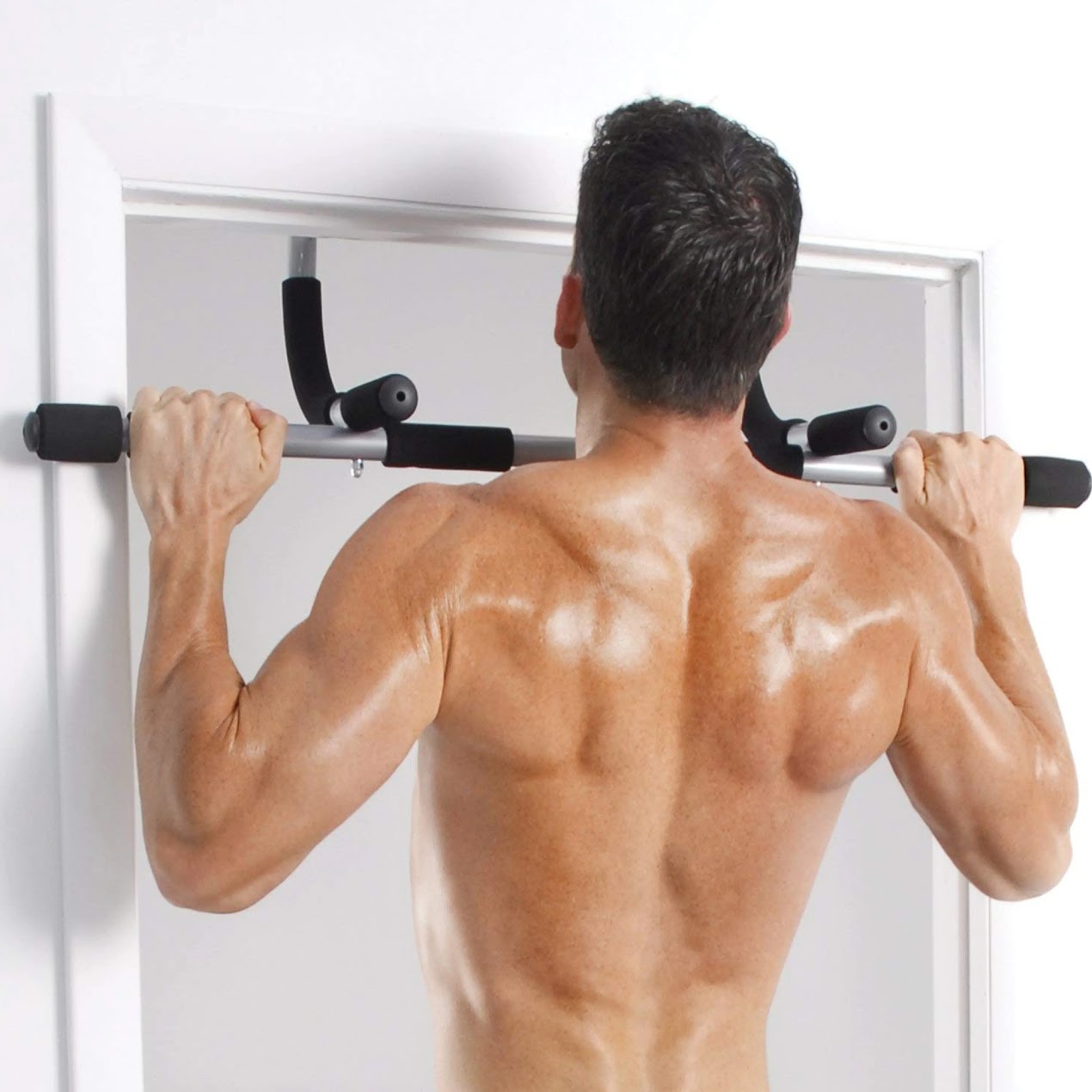 Maximize Upper Body Strength with This Door Pull-Up Bar – Heavy-Duty Design, Easy Setup, and Ideal for Home Fitness & Strength Training