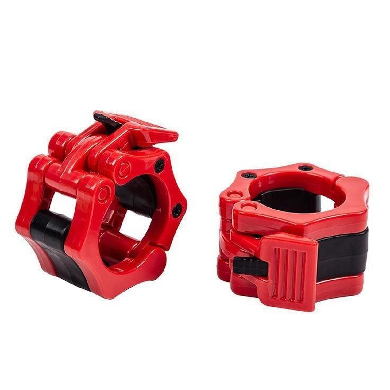 Quick-Lock Barbell Collars – 2" Olympic Clips (Pair) for Secure Weightlifting | Heavy-Duty Fast Release Clamps for CrossFit, Powerlifting & Gym Training
