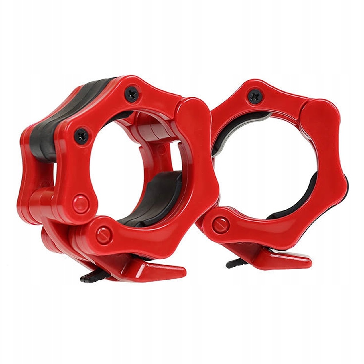 Quick-Lock Barbell Collars – 2" Olympic Clips (Pair) for Secure Weightlifting | Heavy-Duty Fast Release Clamps for CrossFit, Powerlifting & Gym Training