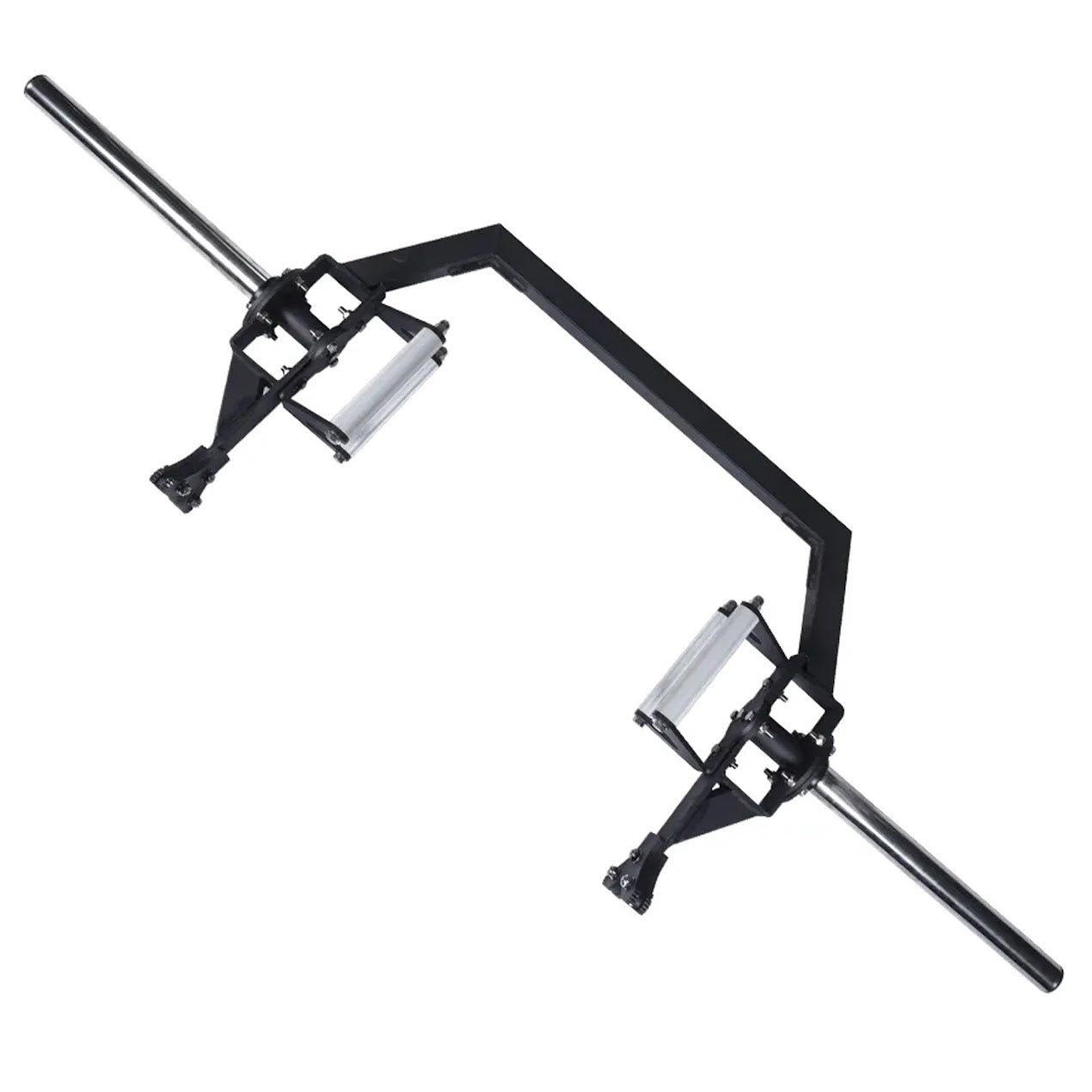Power Through Deadlifts with 20kg Open Hex Trap Bar | Built-In Jack, Open Frame Design & Rotating Sleeves for Smooth Loading | Fits Olympic & Standard Plates