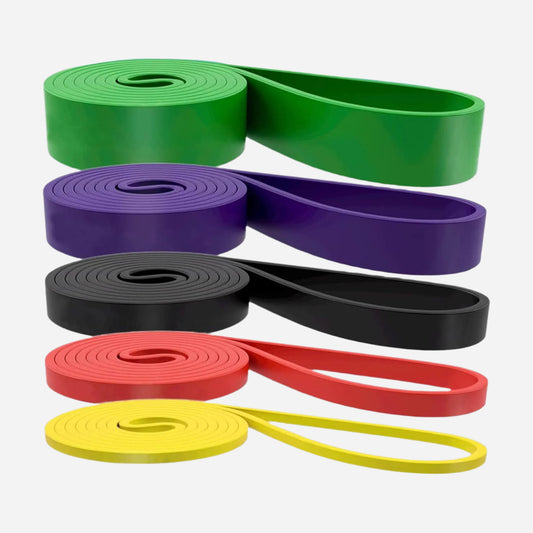 Full-Body Strength Bands – 5-Level Resistance Set for Pull-Ups, Powerlifting, Stretching & Rehab | Great for Men & Women in Training