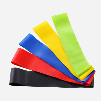 5-Pack Light Resistance Loop Bands – Versatile Fitness Bands Set for Men & Women | Great for Strength, Pilates, Yoga & Home Training
