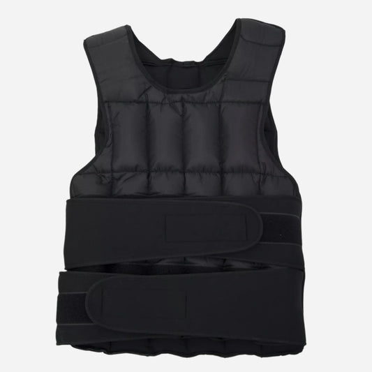 Weighted Training Vest 10kg–20kg | 38 Removable Weight Bags | Adjustable Black Vest for Cardio, Running, CrossFit & Strength Workouts | Unisex Design for All Fitness Levels