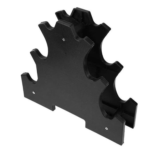 Space-Saving Neoprene Dumbbell Rack – 3 or 5 Tier Vertical Stand for Home Gym | Compact Weight Organizer for Gym