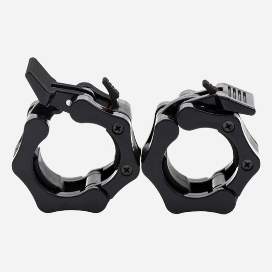 Quick-Lock Barbell Collars – 2" Olympic Clips (Pair) for Secure Weightlifting | Heavy-Duty Fast Release Clamps for CrossFit, Powerlifting & Gym Training