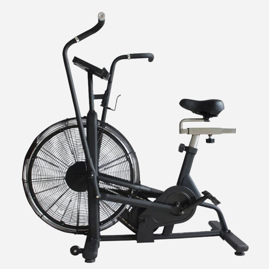 Ultimate Air-Resistance Exercise Bike with LCD Monitor – Durable Assault Bike – Full-Body Cardio Trainer Suitable for All Fitness Levels