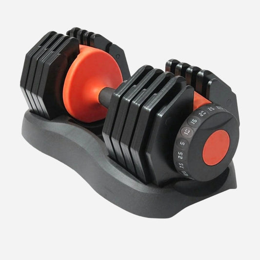 Moveable Dumbbells 25kg Pair – Multi-Weight Dial System with 10 Increments & Safety Lock, Ideal for Home Fitness & Muscle Building