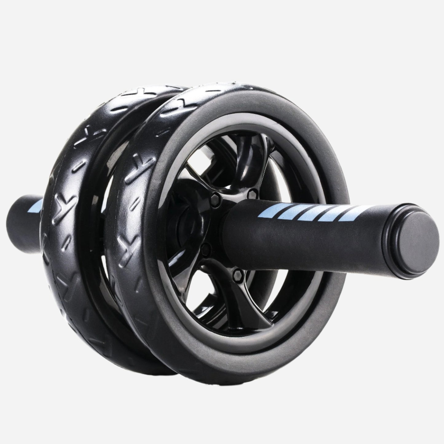 Level Up Core Workouts with Dual-Wheel Ab Roller Set – Includes Extra-Thick Knee Mat for Comfort & Stability, Perfect for Strength Training at Home or the Gym