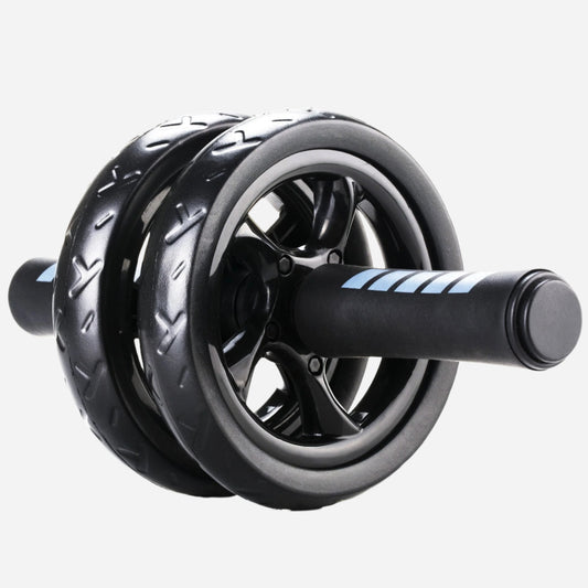 Level Up Core Workouts with Dual-Wheel Ab Roller Set – Includes Extra-Thick Knee Mat for Comfort & Stability, Perfect for Strength Training at Home or the Gym