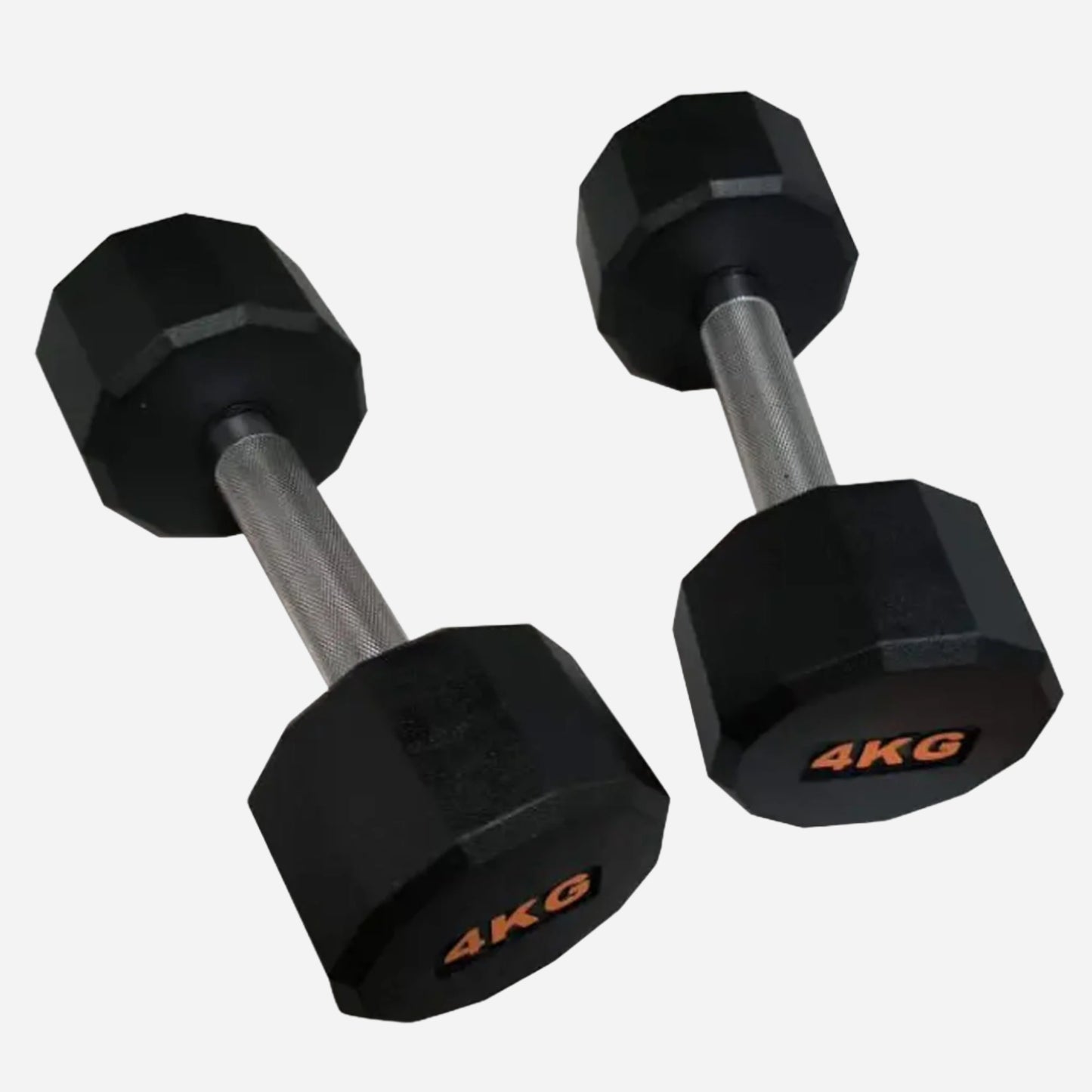 Heavy-Duty Round Hex Dumbbell | No-Roll Stability for Safer Workouts | Ergonomic Grip for Controlled Lifts | Perfect for Home & Gym Strength Training | Solid Cast Construction