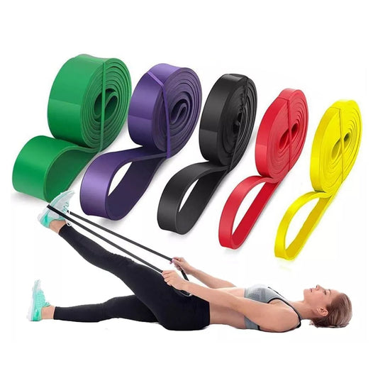 Full-Body Strength Bands – 5-Level Resistance Set for Pull-Ups, Powerlifting, Stretching & Rehab | Great for Men & Women in Training