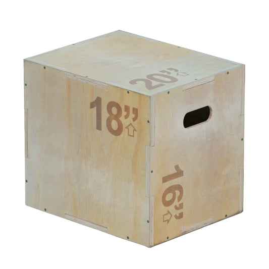 Train Smarter with This 3-in-1 Wooden Plyo Box | Versatile Jump, Strength & Agility Platform for Home Gym or CrossFit | Multi-Height Step for Explosive Conditioning Workouts