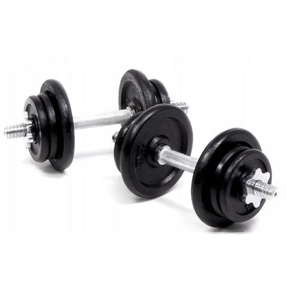 Premium 65kg Iron Weightlifting Kit | Convertible Dumbbell & Barbell Set with Anti-Slip Handles | Space-Saving Strength Gear for Full-Body Workouts at Home for Men and Women