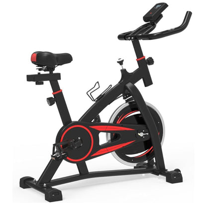 Ride Into Fitness | Silent Indoor Spin Bike with LCD Screen & Smart Device Holder – Smooth Stationary Cycle for Intense Home Cardio and Endurance Workouts