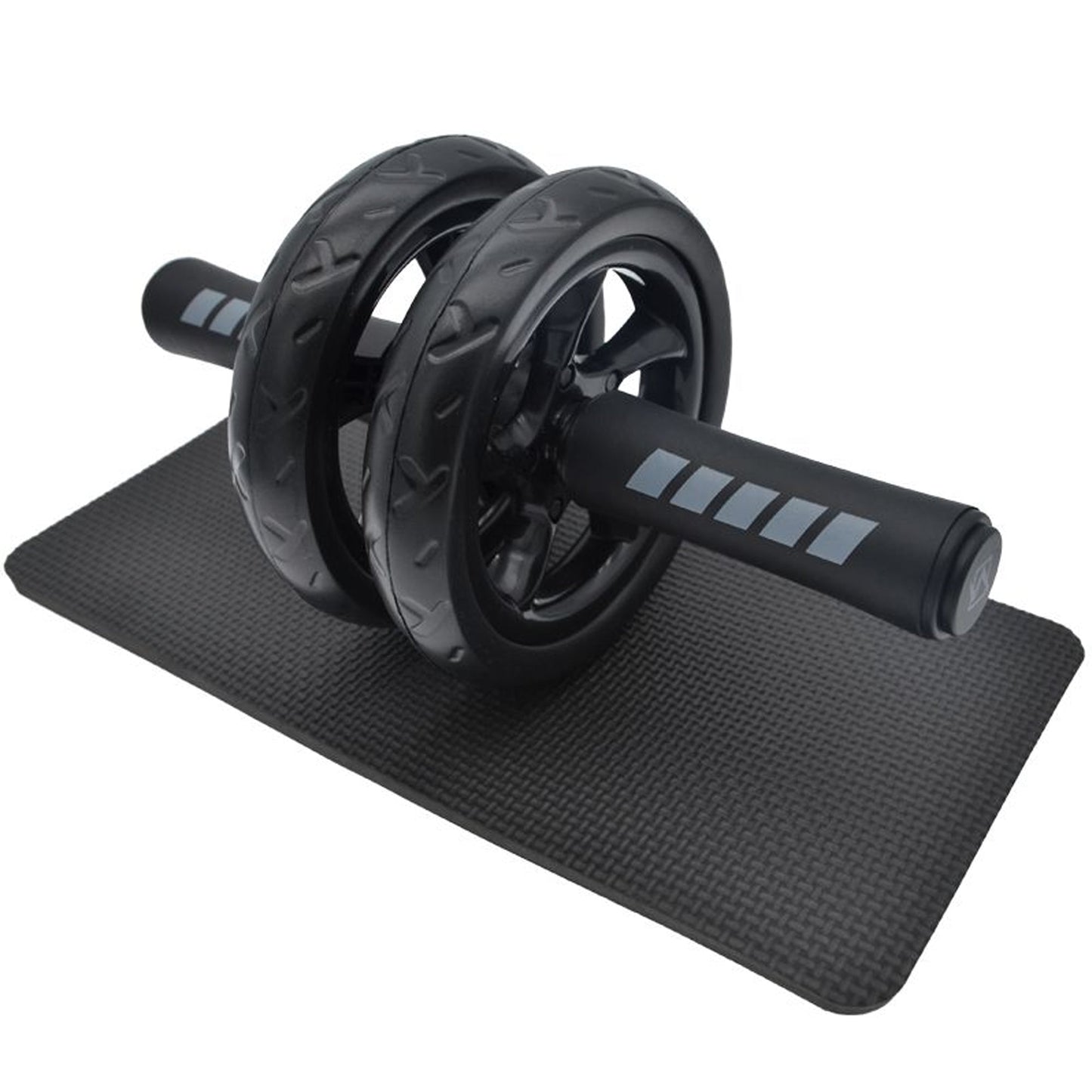 Level Up Core Workouts with Dual-Wheel Ab Roller Set – Includes Extra-Thick Knee Mat for Comfort & Stability, Perfect for Strength Training at Home or the Gym