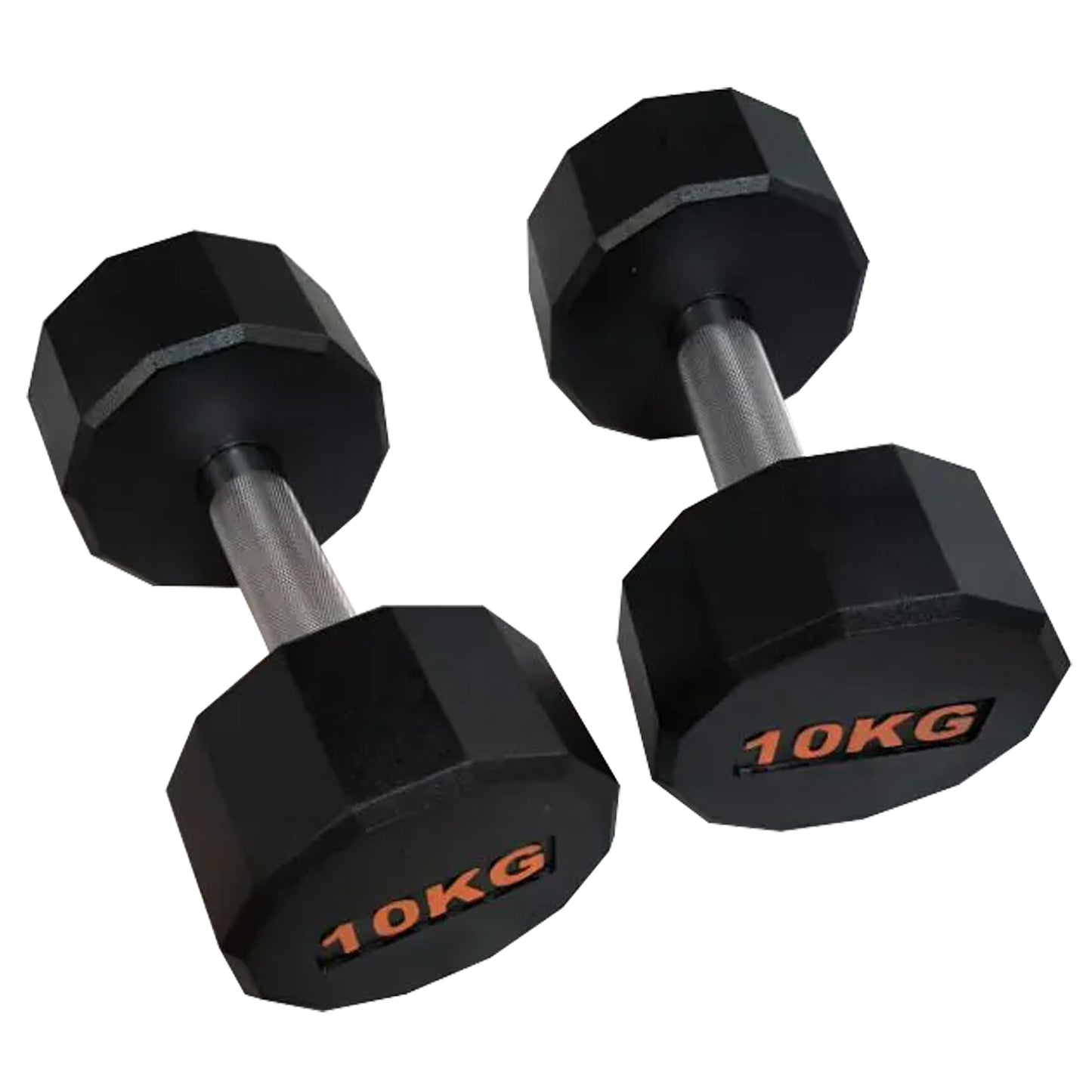 Heavy-Duty Round Hex Dumbbell | No-Roll Stability for Safer Workouts | Ergonomic Grip for Controlled Lifts | Perfect for Home & Gym Strength Training | Solid Cast Construction
