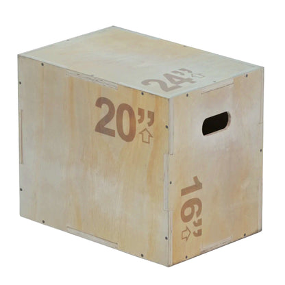 Train Smarter with This 3-in-1 Wooden Plyo Box | Versatile Jump, Strength & Agility Platform for Home Gym or CrossFit | Multi-Height Step for Explosive Conditioning Workouts